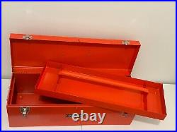 NEW Proto Tools USA J9969R Steel RED Tool Box with Removable Tray, 26 Wide, NOS