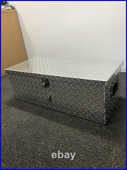 NEW Quality Aluminium Chequer Checker Plate Van Trailer Truck Tool Box Chest