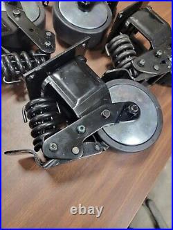 NEW Set of 4 Heavy Duty 6 x 2 Spring Suspension Tool Box Casters 1,000 lbs