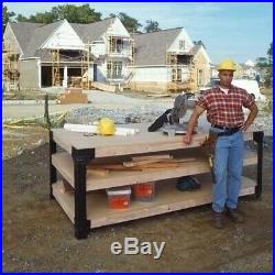 NEW Workbench Garage Heavy Duty Tool Storage Work Bench Drawer Shelving Kit 8 ft