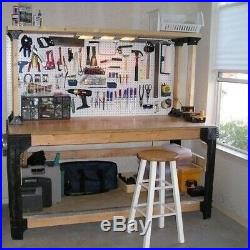 NEW Workbench Garage Heavy Duty Tool Storage Work Bench Drawer Shelving Kit 8 ft