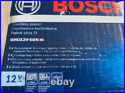 NEW in Box Bosch Cordless Planer GHO12V-08N TOOL ONLY