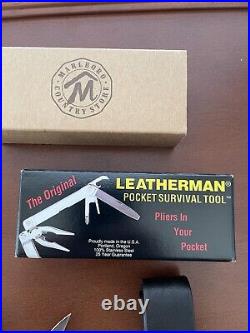 NEW in box LEATHERMAN Pocket Survival Tool Marlboro Country Store USA 1992 NEW in box LEATHERMAN Pocket Survival Tool Marlboro Country Store USA 1992