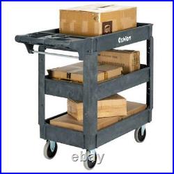 New 3 Tier Utility Tool Cart Dolly Trolley Heavy Duty Service Rolling Plastic