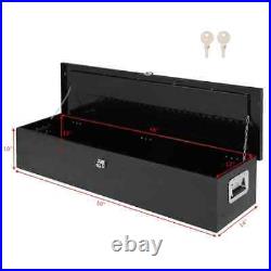 New 49 in. Black Aluminum Underbody Truck Tool Box with Keys