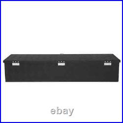 New 49 in. Black Aluminum Underbody Truck Tool Box with Keys