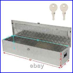 New 49 in. Silver Diamond Plate Aluminum Underbody Truck Tool Box