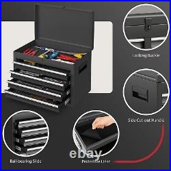 New 5-Drawer Rolling Tool Storage Cabinet with Detachable Top Tool Box