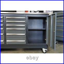 New Heavy Duty 18 Drawer 9ft 4 1/4 Workbench / Tool Box