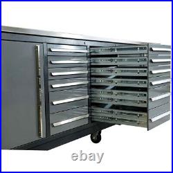 New Heavy Duty 18 Drawer 9ft 4 1/4 Workbench / Tool Box