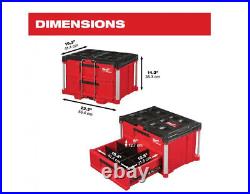 New! PACKOUT 22 in. 2-Drawer Tool Box with Metal Reinforced Corners Free Ship