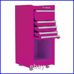 New The Original Pink Box PB1804R 16-Inch 4-Drawer 18G Steel Rolling Tool/Salon