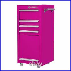 New The Original Pink Box PB1804R 16-Inch 4-Drawer 18G Steel Rolling Tool/Salon