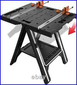 New WORX WX051 Pegasus Folding Work Table & Sawhorse