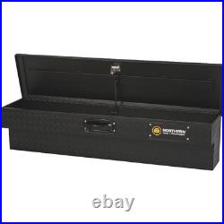 Northern Tool Side-Mount Truck Tool Box, Aluminum, Textured Matte Black, Pull