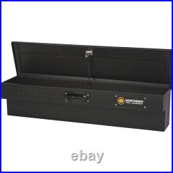 Northern Tool Side-Mount Truck Tool Box, Aluminum, Textured Matte Black, Pull