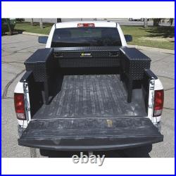 Northern Tool Side-Mount Truck Tool Box, Aluminum, Textured Matte Black, Pull