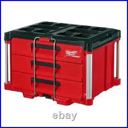PACKOUT 22 in-48-22-8443 Modular 3-Drawer Tool Box with Metal Reinforced Corners
