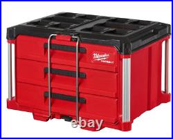 PACKOUT 22 in. Modular 3-Drawer Tool Box with Metal Reinforced Corners