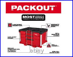 PACKOUT Multi-Depth 3-Drawer Tool Box Red (48-22-8447)