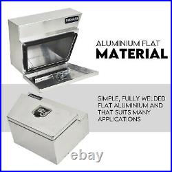 Pair of Under Tray Undertray Tool Box Aluminium Alloy Underbody Toolbox 600mm