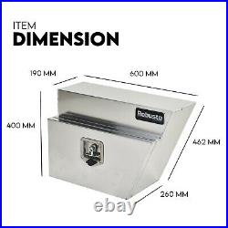 Pair of Under Tray Undertray Tool Box Aluminium Alloy Underbody Toolbox 600mm