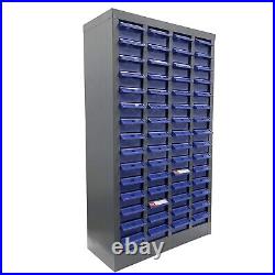 Part Cabinet with 60 Drawer Bolt And Nut Tool Storage Box Organization Shelving