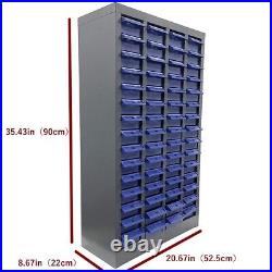 Part Cabinet with 60 Drawer Bolt And Nut Tool Storage Box Organization Shelving