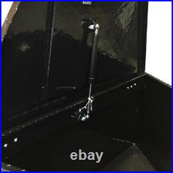 Pit Posse Black Trailer Tongue Storage Tool Box With Lock Truck UTV Pickup