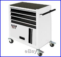 Portable Rolling Steel Cabinet Tool Storage Chest with 4 Drawers Garage Rollcab