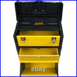 Portable Tool Box-Storage Compartments for Tools, Parts, Crafting Supplies or Ta