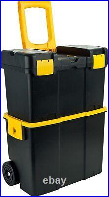 Portable Tool Box-Storage Compartments for Tools, Parts, Crafting Supplies or Ta