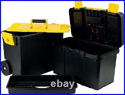 Portable Tool Box-Storage Compartments for Tools, Parts, Crafting Supplies or Ta