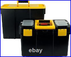 Portable Tool Box-Storage Compartments for Tools, Parts, Crafting Supplies or Ta