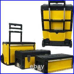 Portable Tool Box-Storage Compartments for Tools, Parts, Crafting Supplies or Ta