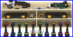 Power Tool Organizer 10 Slot Drill Charging Station Cordless Holder Wall Mount