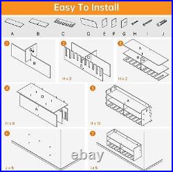 Power Tool Organizer 10 Slot Drill Charging Station Cordless Holder Wall Mount