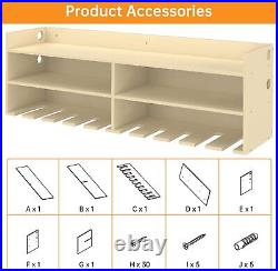 Power Tool Organizer 10 Slot Drill Charging Station Cordless Holder Wall Mount