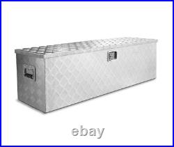 Premium 48-Inch Aluminum Truck Underbody Flatbox Pickup Tool Box RV ATV Trailer