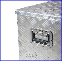 Premium 48-Inch Aluminum Truck Underbody Flatbox Pickup Tool Box RV ATV Trailer