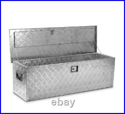 Premium 48-Inch Aluminum Truck Underbody Flatbox Pickup Tool Box RV ATV Trailer