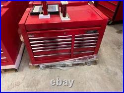 Proto Tool Box (Top Lid Slight Damage) JSTV4228CD12RD 12-Drawer Double Bank Top Proto Tool Box (Top Lid Slight Damage) JSTV4228CD12RD 12-Drawer Double Bank Top