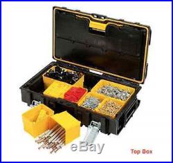 Quality DeWALT Rolling-Wheel Portable Toolbox Cart Chest Tool-Storage-Box (4-pc)