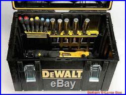 Quality DeWALT Rolling-Wheel Portable Toolbox Cart Chest Tool-Storage-Box (4-pc)