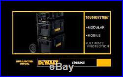 Quality DeWALT Rolling-Wheel Portable Toolbox Cart Chest Tool-Storage-Box (4-pc)