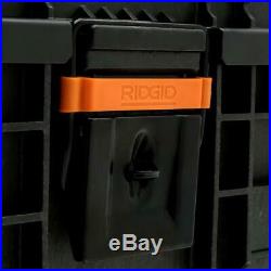 RIDGID 3 Tool Box Portable Rolling Cart Professional Storage Organizer Toolbox