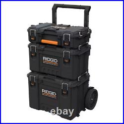 RIDGID Pro Gear System Gen 2.0 Stackable Rolling Tool Box, 22 In. Heavy Duty To