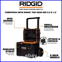 RIDGID Pro Gear System Gen 2.0 Stackable Rolling Tool Box, 22 In. Heavy Duty To