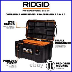 RIDGID Pro Gear System Gen 2.0 Stackable Rolling Tool Box, 22 In. Heavy Duty To