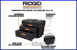 RIDGID Pro Gear System Tool Box XL 3-Drawers with Dividers